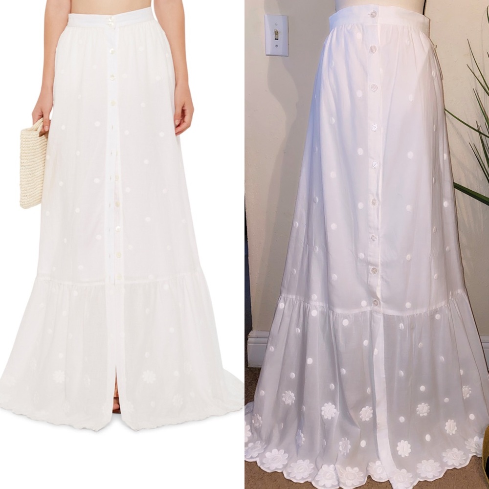 MIGUELINA DAISY COTTON SKIRT